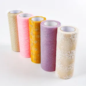 MSD American Net Tulle Roll Dress fabric DIY Tulle mesh Fabric roll ribbon Party decoration tulle roll