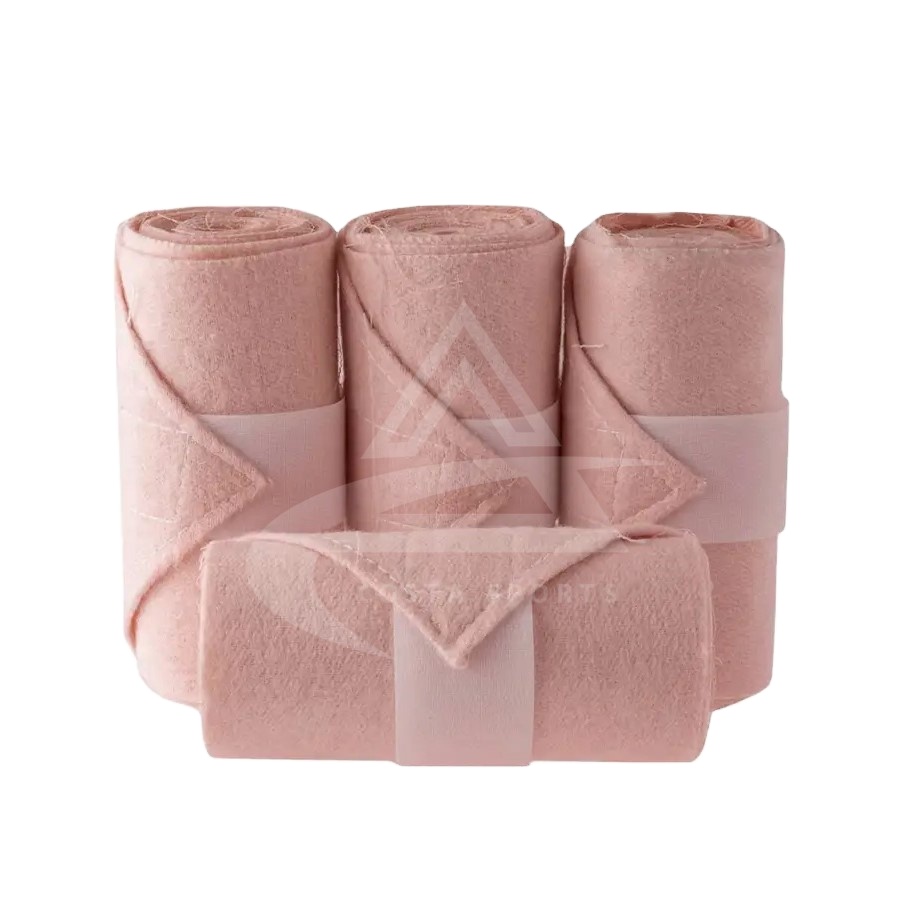 Sets of Four Horse Bandages Wraps Hold Ointments and Medicines to the Wound Fleece Horse Leg Bandages with Custom logo