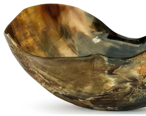 Bol en corne fait main élégant, finition brillante, sans BPA, pour la décoration de table de cuisine rustique moderne traditionnelle, biologique - Product Image 4