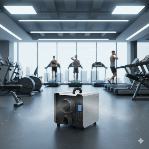 Powerful and Compact Robust and Safe Portable and Duct-able Desiccant Rotor Dehumidifier for 24/7 Dehumidification Needs