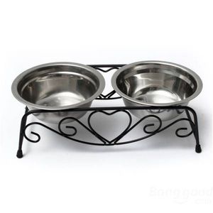 Premium Stainless Steel Metal <b>Dog</b> <b>Bowl</b> With Elevated Stand Designed For Comfortable Healthy Daily Pet Feeding Experience - Product Image 4