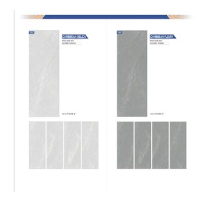 Carreaux de sol en porcelaine de conception moderne en gros, 600x1200 mm, 60x120 cm, brillants, 8 mm d'épaisseur, matériaux de construction intérieurs pour l'utilisation en appartement - Product Image 1