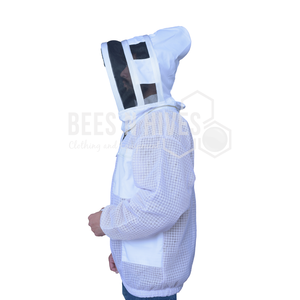 Chaqueta de malla de 3 capas para apicultura, ropa de apicultura con ventilación estándar, venta al por mayor, alta calidad - Product Image 2