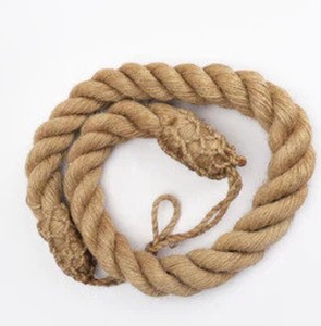 39" Inch Natural Jute Rope Window Curtain <b>Tieback</b> - Product Image 2