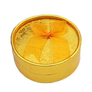 TRIHO TRb- 1602 Jewelry Packaging Round Earring Box Gift Paper Decor - Product Image 4