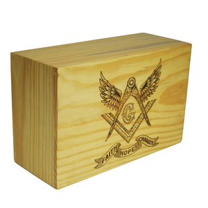 Urne en palissandre exquise faite à la main pour cendres humaines Urnes maçonniques en bois Urne funéraire pour cendres adulte 250 Cu/in) par AYAANS - Product Image 4