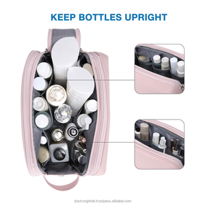 Customized Large Capacity Custom Logo Travel Cosmetic <b>Bags</b> <b>Waterproof</b> and Insulated Makeup Cosmetic Pouch <b>Toiletry</b> <b>Bags</b> - Product Image 4