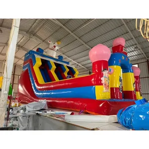 Castillo Inflable Gigante con Tobogán de Payaso - Product Image 1