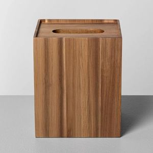 Porta Cajas de Pañuelos de Madera Natural, Elegante Cubierta de Madera para Pañuelos para Baño - Product Image 2