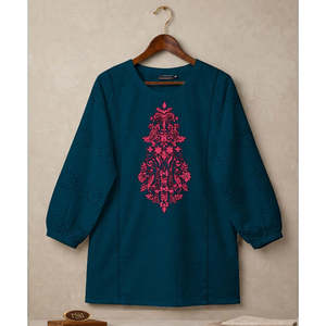 เสื้อท็อป CH KARI โบฮีเมียนชิค ปักลายฉลุ ฟรีไซส์ ผ้าลินินชีฟองตาข่าย ทรงหลวมยาว สไตล์ชิคสำหรับฤดูใบไม้ร่วง เสื้อผู้หญิงทรงหลวม - Product Image 6