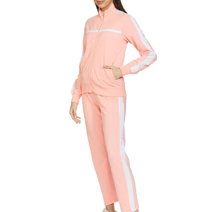 Haute qualité femmes hiver à capuche solide survêtement taille sur mesure OEM Logo doux respirant tissu nouveauté cordon élastique - Product Image 5