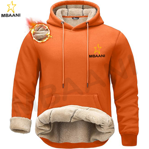 Sweat-shirts à capuche Sherpa, sweats de sport en couleur personnalisée - Product Image 1