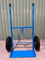 VIETSUN Heavy Duty Oxy Trolley Carrito de metal de alta calidad con recubrimiento en polvo Hecho en Vietnam Carrito de mano doble duradero
