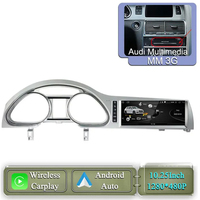 Autoradio android13 10.25 pouces pour Audi Q7 2005-2015 WIFI CarPlay Fiber box inclus lecteur multimédia voiture navigation gps