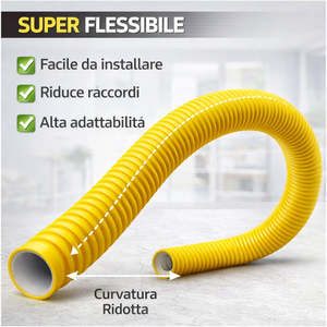Tubería Multicapa para Gas Natural PE-Xb/AL/PE-Xb 16x2 mm 25 m Rollo, Sistemas Internos de Gas Metano con Certificado UNI/TS 11344 - Product Image 6