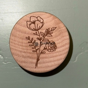 Tiradores de cajón de madera de calidad superior Tradebyd, tiradores de armario decorativos, herrajes para muebles hechos a mano - Product Image 3
