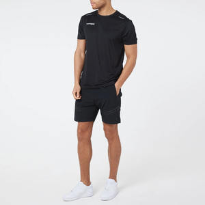 Haute qualité hommes été Streetwear Jogging porter ensemble respirant T-Shirts & Shorts 2 pièces vêtements de haute qualité - Product Image 1