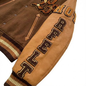 Chaqueta Varsity de Alta Calidad, Estilo Urbano Y2K, Moda Casual, Estilo Americano, Chaqueta de Béisbol para Hombre - Product Image 2