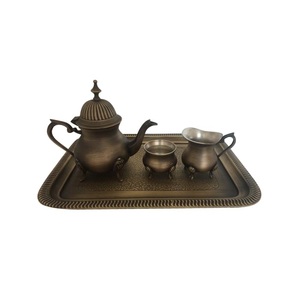 Home & Garden Ware Table Top Decoration Serving <b>Tea</b> Pot <b>Set</b> Handcrafted <b>Tea</b> & Coffee Serving Pots - Product Image 6