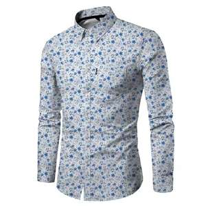 Chemise à manches longues durable imprimé floral doux grande taille anti-rétrécissement respirant - Product Image 5