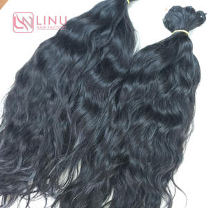 Paquetes de cabello crudo vietnamita virgen 100% de Venta caliente Cabello ondulado natural sin procesar ¡Extensiones de cabello humano excelentes sin enredos! - Product Image 2