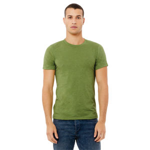 Camiseta CVC unisex verde brezo: 52% algodón peinado Airlume, 48% mezcla de poliéster - Product Image 1