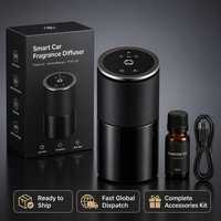 Diffuseur de parfum intelligent pour voiture, panneau de commande tactile, démarrage/arrêt automatique intelligent, 3 modes de parfum, induction intelligente pour voiture et maison