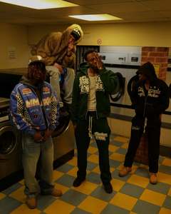 Ensemble sweat-shirt à capuche et sweat-shirt à impression bouffante personnalisée OEM survêtement surdimensionné hommes femmes été printemps deux pièces ensemble survêtement en vrac - Product Image 5