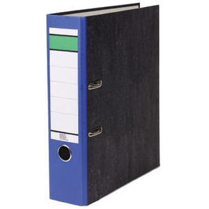 80mm DIN <b>A4</b> Binder 100% Recycled Paper Blue File <b>Folder</b> Neutral Goods - Product Image 3