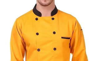 Recién llegado, bajo MOQ, uniforme de Chef de Hotel de cocina, servicio OEM, uniformes de Chef transpirables de manga larga - Product Image 5