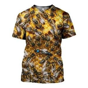 Camiseta con Estampado de Abeja Insecto para Hombre y Mujer, Ropa con Estampado 3D, Camiseta de Moda, Ropa Casual de Verano, Camiseta de Manga Corta para Niños 2025 - Product Image 6