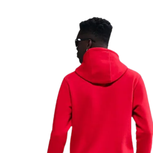 <b>Men</b> Winter <b>Red</b> Pullover <b>Hoodie</b> Cotton Fleece Warm Plain Hooded Sweatshirt Long Sleeve Streetwear Solid Color Custom Wholesale - Product Image 6