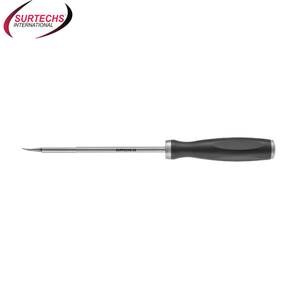 Surtechs 25 degrés pointe inclinée en acier inoxydable genou arthroscopie Chondro choisit la base d'instruments chirurgicaux manuels - Product Image 3