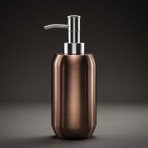 Distributeur de savon en acier inoxydable AYC METALS de qualité supérieure pour salles de bain modernes et luxueuses, offrant une qualité durable et un fonctionnement fluide - Product Image 2