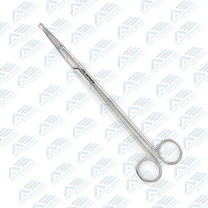 Tijeras para amígdalas Instrumentos de cirugía neuroquirúrgica y cardiovascular Tijeras Strully 8 pulgadas Punta de sonda Instrumento médico Curvo - Product Image 4
