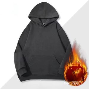 Oversize Hoodie <b>Men</b> Casual Streetwear Cotton Fabric OEM Custom Logo Manufacturer Wholesale - Product Image 5