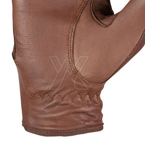Gants d'équitation antidérapants en cuir d'hiver professionnels légers à doigts complets Design personnalisable quantité minimale de commande bas unisexe - Product Image 5
