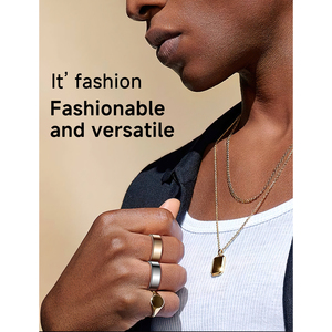 Bague connectée pour hommes et femmes, suivi de l'oxygène sanguin et du sommeil, contrôle gestuel, IP68, autonomie de 5 à 6 jours, acier inoxydable, fibre de carbone - Product Image 5