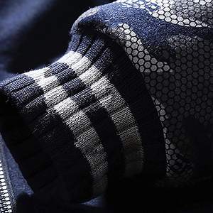 Sudadera con capucha de piel sintética para hombre, Logo personalizado y colores, cremallera pesada, Invierno - Product Image 4