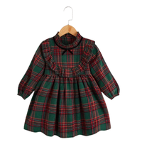 Vêtements pour bébé à carreaux, manches courtes, nouvelles robes à paillettes pour filles, robe de princesse pour filles, fête de Noël, haute qualité, ODM OEM
