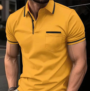 Ropa de moda de calidad para el verano, camiseta polo personalizada al por mayor, Camiseta deportiva informal de negocios para hombre - Product Image 2