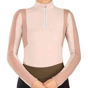 Camiseta Interior de Equitación de Primera Clase, Color Personalizado, Nueva Llegada, Camiseta Interior de Manga Larga para Mujer - Product Image 1