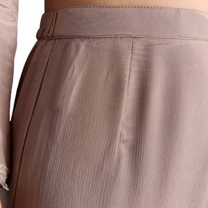 Light Beige Chinon <b>Kurta</b> <b>Set</b> with Cutdana and Sequins Dupatta <b>for</b> Wedding Party Festive Reception and Custom Ethnic Occasions - Product Image 5