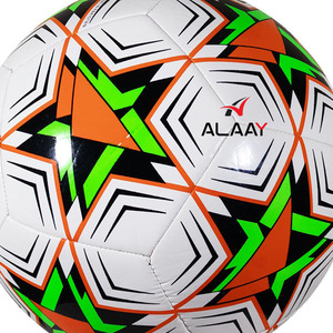 Alaay Machine d'entraînement Ballon de football cousu Star Design Football d'entraînement à haute rétention d'air avec logo pour une utilisation sportive - Product Image 1