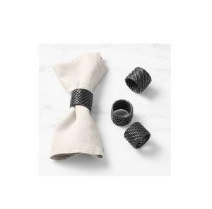 Anneaux de serviette en résine époxy de qualité supérieure pour la table de mariage, design personnalisé, anneau de serviette en résine avec design doré tendance - Product Image 6