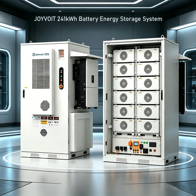 Joyvoit JV-ESS241 Stackable Backup Power Commercial Solar Energy Plus Storage System 241kWh LiFePO4 CAN Data Center Telecom
