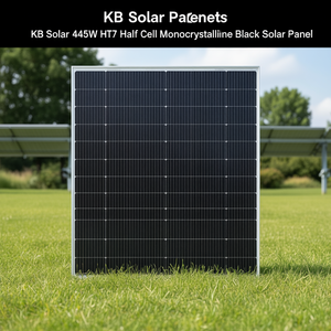 Panneau solaire monocristallin noir KB Solar 445W HJT à demi-cellules - Product Image 3