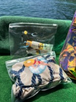 Sac de maillot de bain imperméable en PVC transparent EVA avec fermeture éclair, impression numérique UV |   Pochette de plage pour serviette de bain |   Logo et taille personnalisés
