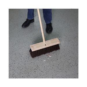 Cabezal de Escoba para Calle Boardwalk de 16 Pulgadas con Cerdas de Polipropileno de 6.25 Pulgadas, Marrón, para Exteriores y Patios - Product Image 5