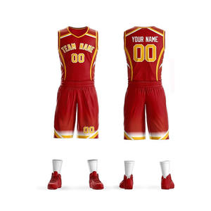 Conjunto de uniforme de baloncesto por sublimación de alta calidad 2024, camisetas de baloncesto más vendidas, uniforme de baloncesto al por mayor - Product Image 4